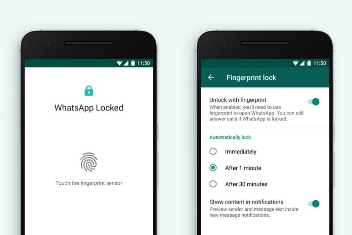 How to enable WhatsApp fingerprint lock feature on Android