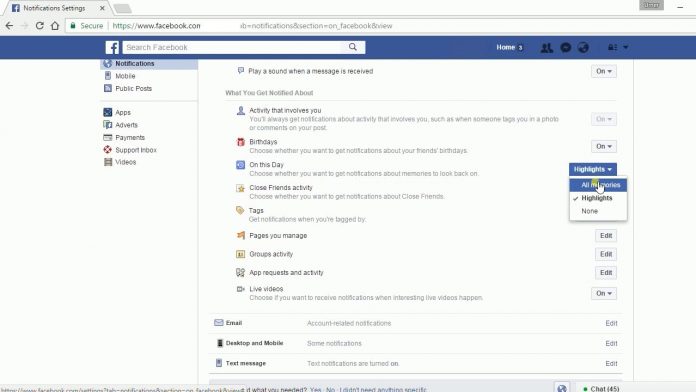 How to choose notifications you get on Facebook