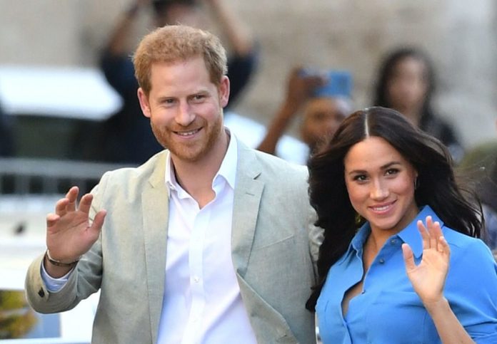 Duke of Sussex, Prince Harry and his wife Meghan