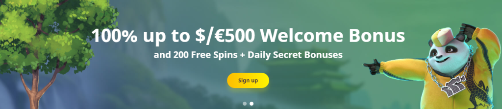FatPanda Casino Account & App Registration and Login. FatPanda Casino gives first deposit bonuses as a welcome offer to new users. The bonus is awarded as 100% of the user's deposit amount.