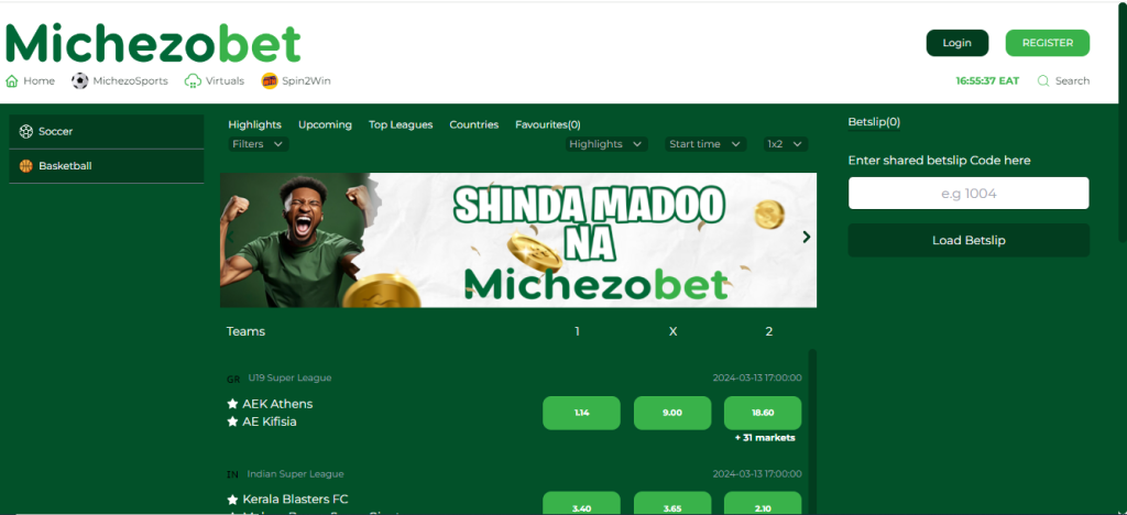 Michezobet Kenya Account & App Registration and Login. Michezobet Kenya is an exciting bookmaker with a variety of betting options including sports betting and virtual sports betting.