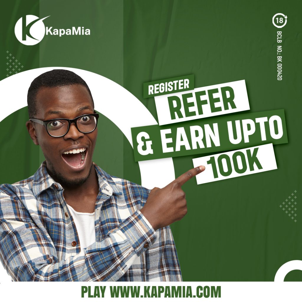 Kapamia Kenya Account & App Registration and Login. The Kapamia Kenya affiliate program awards up to KES 100K for bringing new players to the platform.