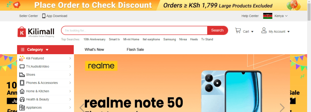 10 best online retail stores in Kenya - legit shopping sites. Kilimall is renowned for its 'Flash Sales' promotion, offering customers the chance to purchase various items at significantly discounted prices.