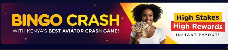 BingoCrash Kenya Account & App Registration and Login. You can get a KES 1,000 playing bonus for referring your friends to BingoCrash Kenya.